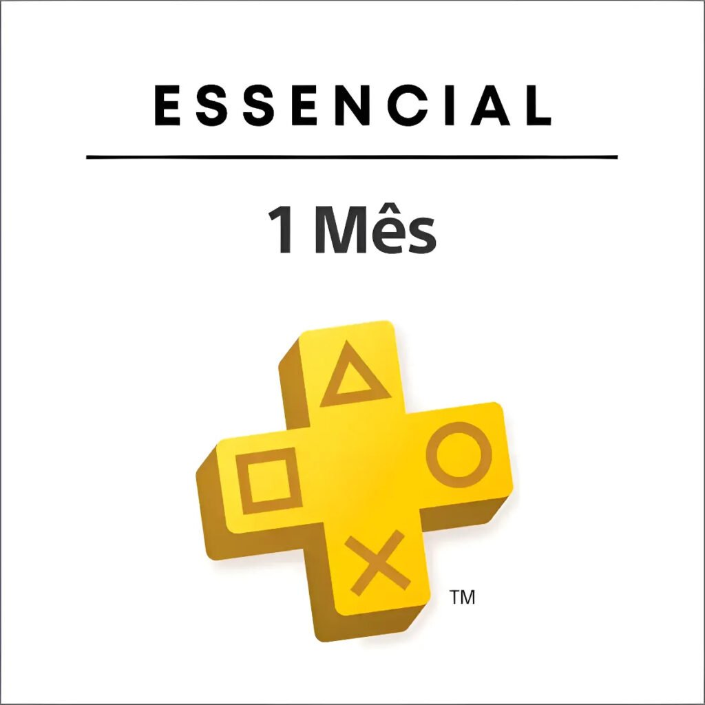 Psn Playstation Cartao Psn Plus 1 Mês Essencial Br (físico)