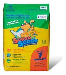 Tapete Higiênico Super Secão 7 unidades 80cm x 60cm