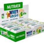 Whey Grego Bar Caixa 12 Unidades Nutrata – Diversos Sabores Sabor Torta de Limão