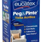 Tinta Peg & Pinte Antimofo Sem Cheiro Cores 1 8 L Eucatex Acabamento Fosco Cor Azul Navegante