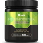 Creatina Monohidratada 500g Growth Supplements – Sem Sabor em Pó