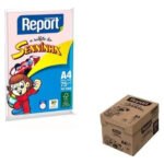 Papel Sulfite A4 100 Folhas Seninha Caixa C/ 25 Pacotes Cor Rosa