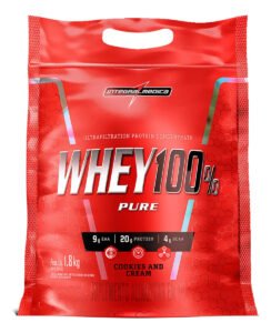 Whey 100% Pure Pouch Cookies 1,8kg Integralmedica – Energia e Força