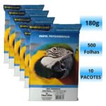 500 Folhas Papel Fotográfico A4 Glossy 180g Masterprint cor Branco