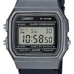 Relógio Casio Collection F-91WM-1B Cor da Bracelete Preto Cor da Caixa Cinza