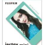 Filme fotográfico instantâneo Fujifilm Instax Mini cor azul