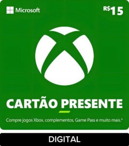Xbox Cartão Presente R$ 15 Gift card (Digital)