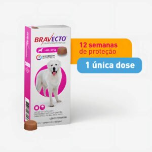 Bravecto Antipulgas E Carrapatos Cães De 40 A 56kg