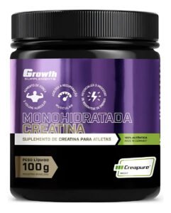 Creatina Growth Supplements 100 G Creapure – Sabor Selo Alemao Creapure