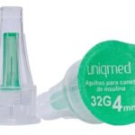 Agulhas para Caneta de Insulina UniqMed Verde 4mm 5mm 6mm 8mm 7 Unidades