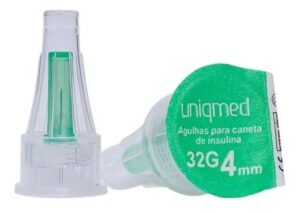 Agulhas para Caneta de Insulina UniqMed Verde 4mm 5mm 6mm 8mm 7 Unidades