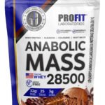 Hipercalórico Anabolic Mass 28500 3kg Profit Labs Sabor Chocolate