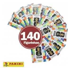 Kit 20 Pacotes Figurinhas Panini Copa Mundo Fifa 2026 Copa Mundo Fifa 2026 Kit 140 Figurinhas