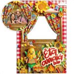 Painel Festa Junina Interativo Para Fotos 1,50×2,20m Decoração De Festa Em Tecido Sublimado Criatema