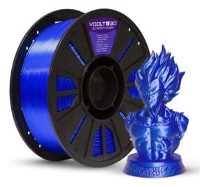 Filamento Pla Azul Safira V-silk Premium 1kg High Speed