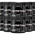 Combo Atacado 10x Creatina Turbo 150gr Cada Black Skull Sabor Neutro