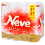 Papel Higienico Toque De Seda Folha Dupla 24 Unidades Neve