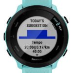 Smartwatch Garmin Forerunner Forerunner 55 tela de 1.04″ com pulseira de silicone – cor aqua