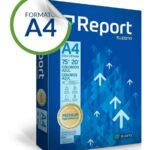 Papel Sulfite A4 75g Cor Azul Premium Resma 500 Folhas Report 20lb