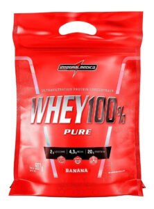 Sache Suplemento em pó Integralmédica WHEY100% Pure Proteínas Sabor Chocolate Maltado 900g