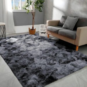 Tapete 2,00×1,50 Peludo Felpudo Sala E Quarto Cores Cor Cinza Mesclado Desenho Do Tecido Pelo Alto Casa Laura Enxovais Tapete Médio Para Sala
