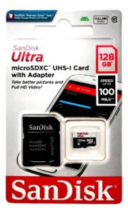 Cartão Memória 128gb sandisk original Ultra 100mbs Sandisk