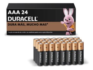 Pilha AAA Duracell Coppertop MN2400 Cilíndrica – kit de 24 unidades