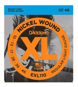 Encordoamento Daddario 010 Guitarra Exl110 B +1a Corda Extra