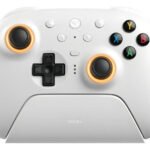 Controle Sem Fio 8bitdo Ultimate 2 Gatilhos Hall Tmr Pro Cor Branco