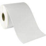 10 Rolos Etiqueta Térmica 100×150 1 Coluna (200 Etq/rolo) Cor Branco