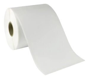 10 Rolos Etiqueta Térmica 100×150 1 Coluna (200 Etq/rolo) Cor Branco