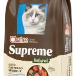 Kit 3pct Ração 1kg Quatree Supreme Gatos Castrados Senior