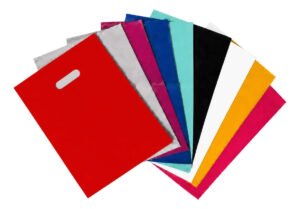 Sacola Boca De Palhaço 20×30 200 Unidades Sacolinha P/ Lojas Cor Vermelho Liso