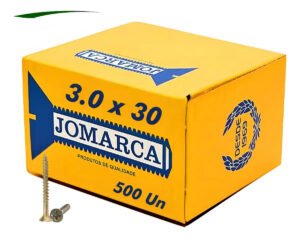 Parafusos Madeira Philips Cab. Chata 3,0 X 30 Caixa 500 Pçs