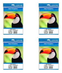 Papel Fotográfico A4 Glossy Inkjet 115g 200 Un. Masterprint Branco