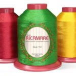 Kit C/3 Linha De Bordar Ricamare Vc 4000m Cor 2291 Cinzento