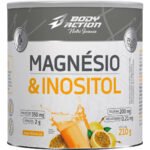 Magnésio E Inositol 210g Bodyaction Sabor Maracujá