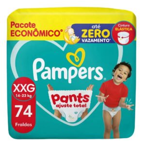 Fralda Pants Ajuste Total Tamanho XXG 74 Unidades Pampers