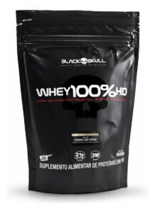 Whey 100% HD Black Skull Refil 900g Cookies