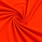Tecido Helanca Light Rolo 10m Laranja Bekel Textil para Decoração