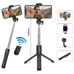 Bastão Tripé Pau Selfie Bluetooth 100cm, Controle, Tripé Bastão De Selfie Extensível, Eletro Mex