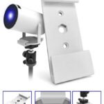 Suporte Para Projetor Hy300 De Teto E Parede Ajustável Leve Resistente Branco Com Kit De Instalação Ideal Para Casa Escritório Sala De Aula