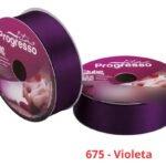 Fita Cetim Nº 9 38 Mm 50 Metros Progresso Varias Cores Cor 675 – Violeta