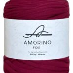 Fio De Malha Premium – Amorino Fios – 36mm Cor Vinho
