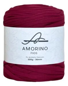 Fio De Malha Premium – Amorino Fios – 36mm Cor Vinho