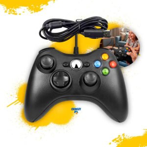 Controle Para Xbox 360 Com Fio Joystick Manete Gamepass Steam Tv Pc Android – Crowley