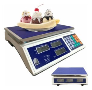 Balança Digital Eletrônica Comercial 40kg Precisão Mercado Azul Hold On.