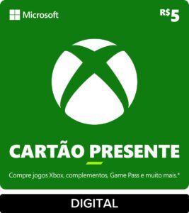 Xbox Cartão Presente R$ 5 Gift card (Digital)