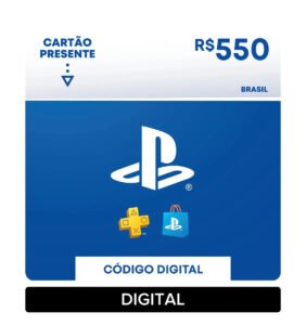 Sony PlayStation Store Gift Card R$ 550 (Digital)