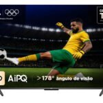 Smart TV TCL 50 Polegadas QLED 4K P7K WiFi Bluetooth Google TV HDR10+ Dolby Atmos Dolby Vision 50P7K